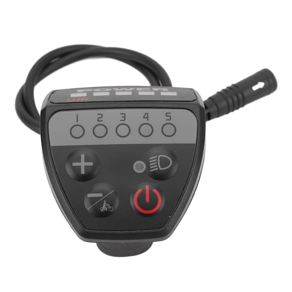 LED Display Elcykel Controller 24v 36v 48v Vandafvisende 5 Pin Kompakt ABS