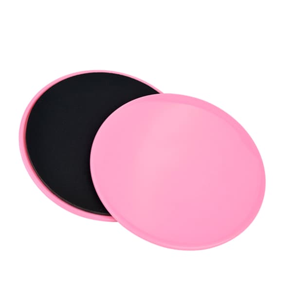2 stk. Fitness Core Slider Discs til helkropstræning (pink)