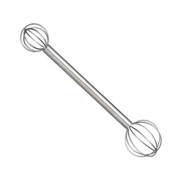 Præcisions miso spiseske, dobbelt-endet røreske, lavet af 304 rustfrit stål.