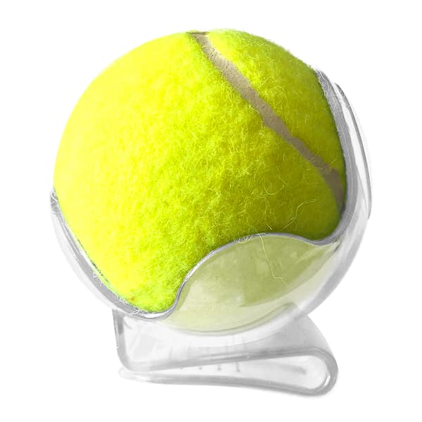 Läpinäkyvä tennispallopidike, harjoitustuki, vyötärökiinnitys, kevyt ABS 24g