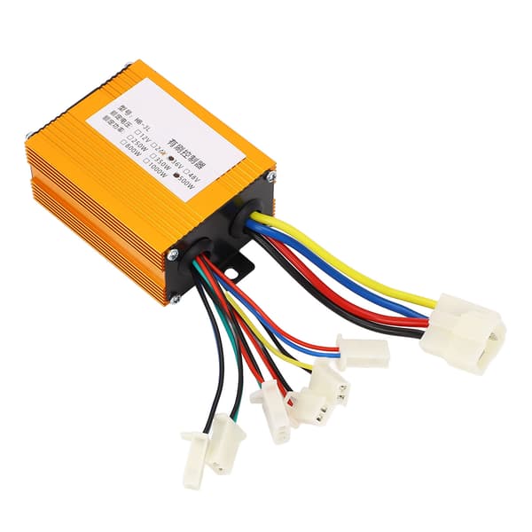 36V 500W aluminiumlegering elektrisk løbehjul controller til elektriske cykler med børstet motor