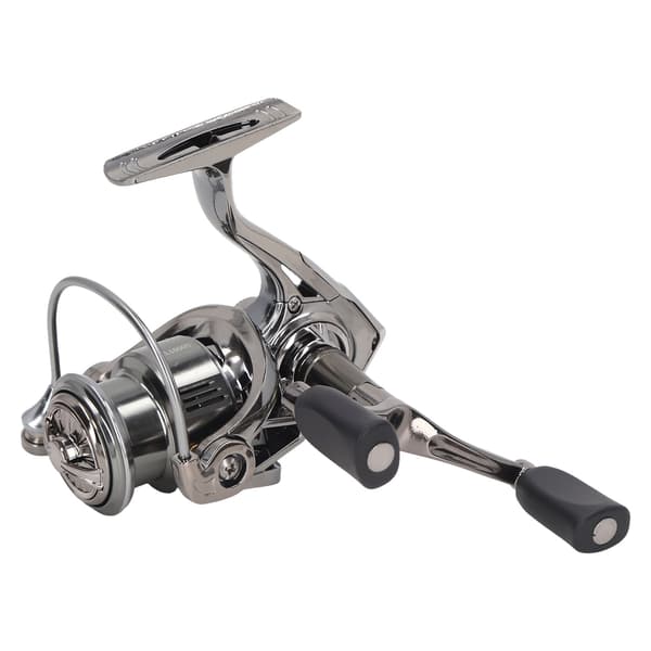 Spinnfiskesnelle med oscillerende arm, 13+1 kulelager, jevnt og kraftig sett, rustfritt stål