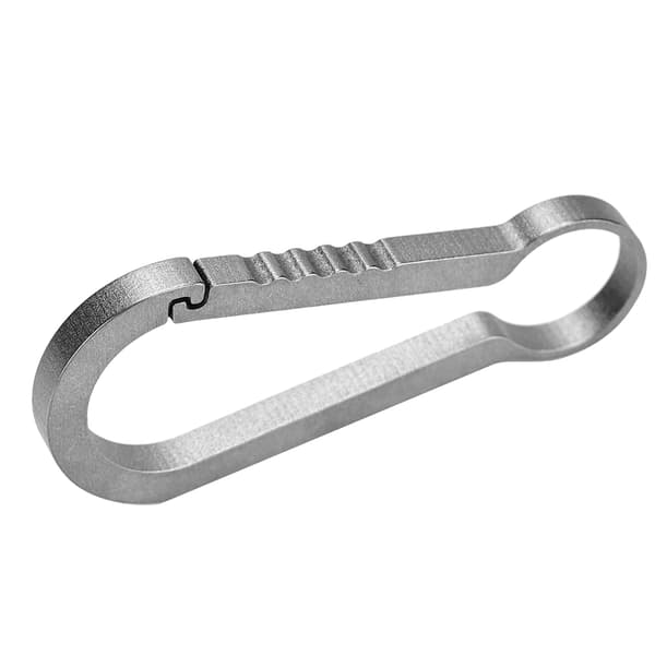 Multifunktionel Titanium Karabinhage til Udendørs Brug, Nøglering, Vandring, Klatring, Udendørs Tilbehør