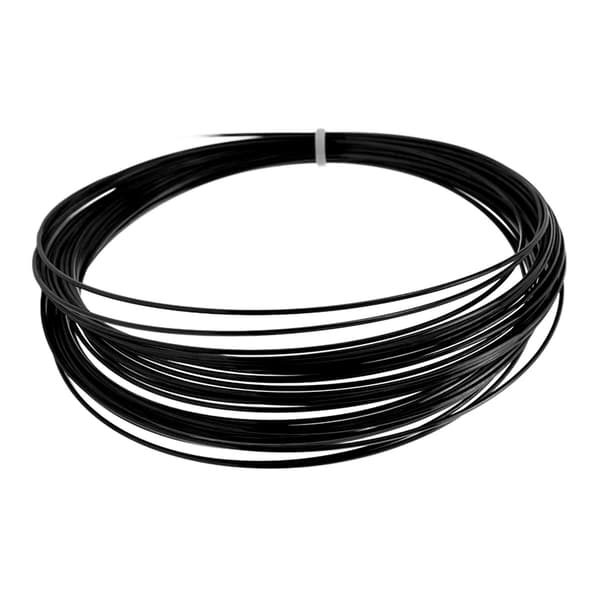 Professionell Hex Tennissträng, Slitstark, 12m/39.4ft, Svart Polyester