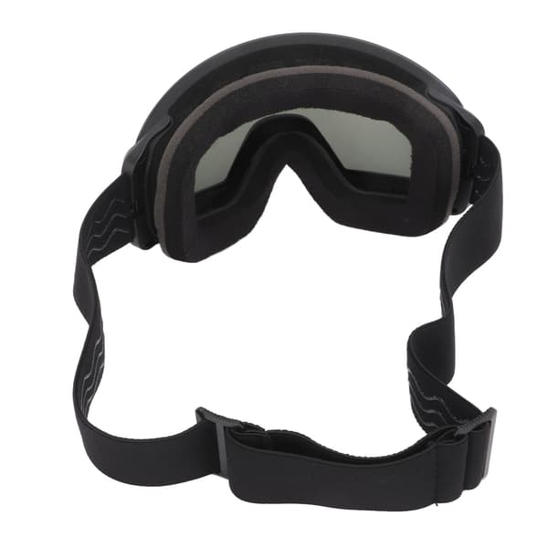 Skibriller med utskiftbare magnetiske linser, antidugg, doble lag, for menn og kvinner, svart
