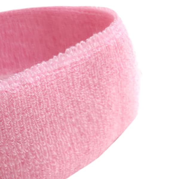 Myke elastiske svetteabsorberende sportshodebånd for trening - Rosa