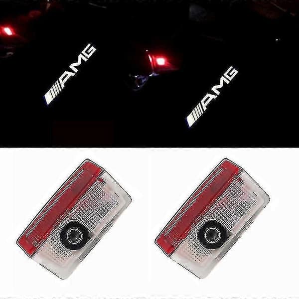2-dørs LED-logoprojektor, til Mercedes-Benz GLS/GLC/GLB/GLA/A/B/C/E-Klasse modeller