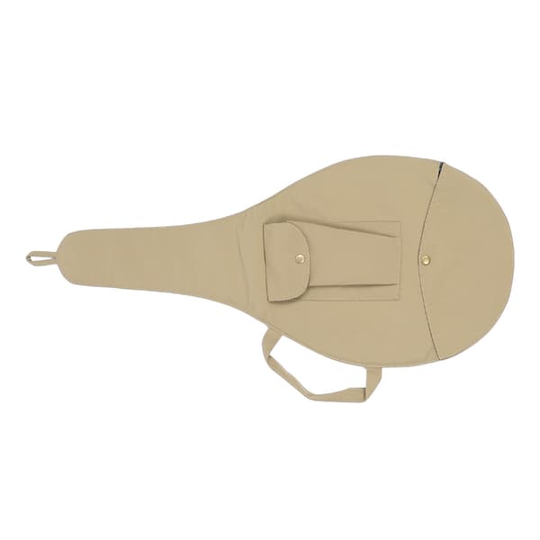 Enkel Unisex Tennisracketväska med Justerbart Canvasbälte, Khaki