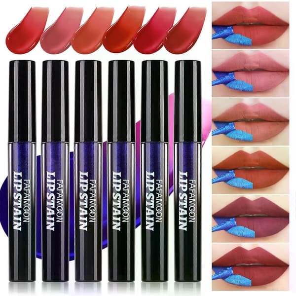 Avtrekkbar lipgloss, sett med 3 vanntette lipglosser