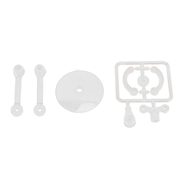 10 stk. plastik actionfigur-stander, nem montering, stabil base, mini modeludstilling