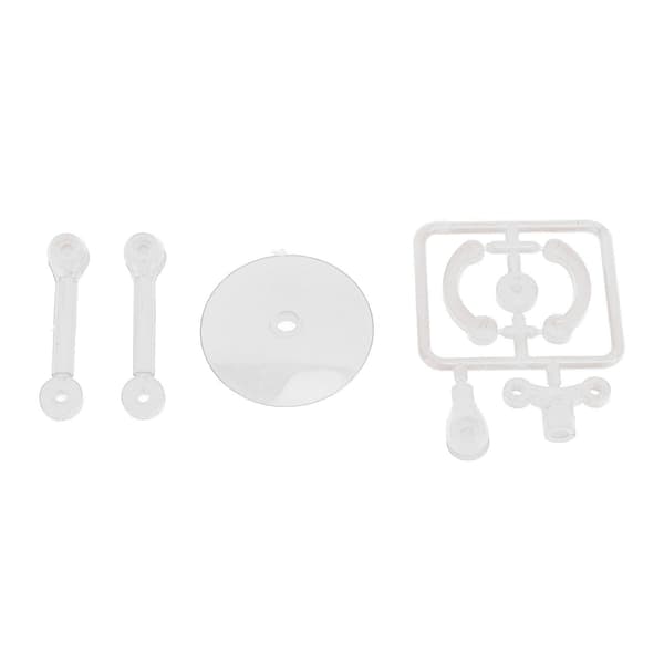 10 stk. plastikk actionfigurstativ, enkel montering, stabil base, miniatyrmodellutstilling