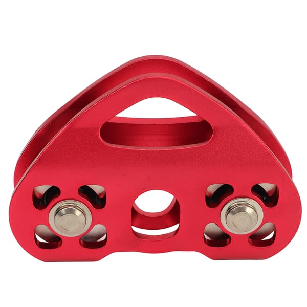 Dobbeltaksel Zip Line Remskive til Bjergbestigning og Redning, Rustfrit Stål Aluminiumlegering 30KN
