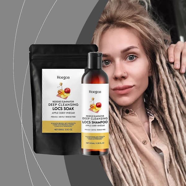 Essential æblecidereddike sæt - dybderensende shampoo