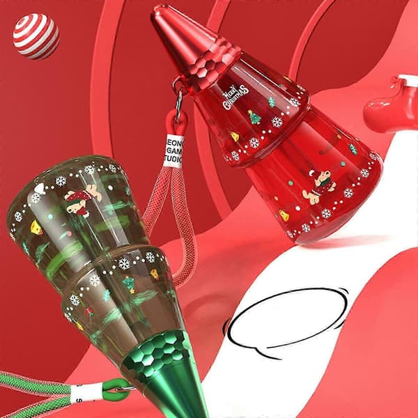 Drickmugg, Julvattenmugg, Härlig Julmugg med sugrör, Jul