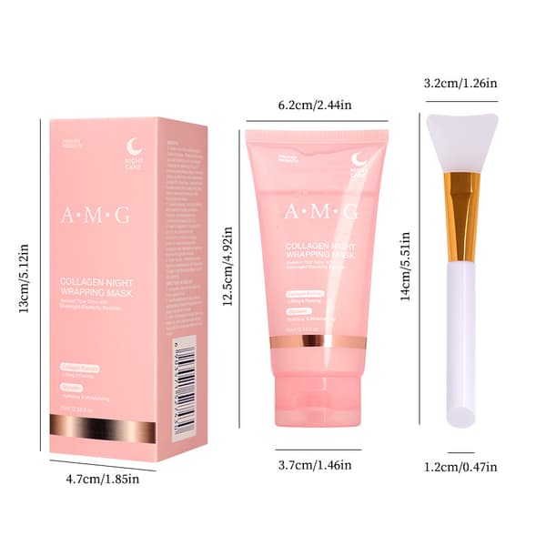 CosSkin Overnight Peel-Off Mask: Renser dypt og beroliger huden 1pcs