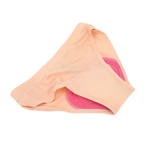 Dame Beige Cykelshorts med 3D-polstring, Elastiske, Åndbare, Hurtigtørrende, til Sport, Størrelse M