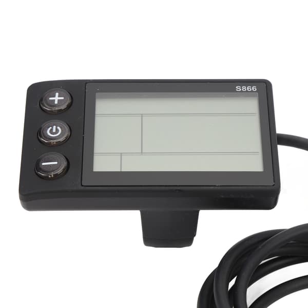 S866 LCD-displaymåler med belysning, vandafvisende, til elektrisk scooter, 5 ben