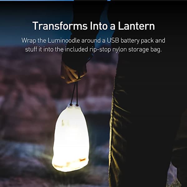 Bærbare LED-lyskæder til camping, vandreture og vandafvisende sikkerhedslys