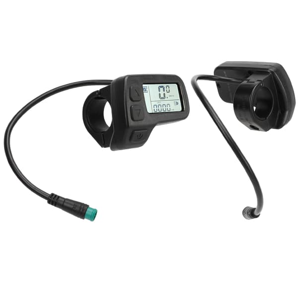 Universal 24V, 36V og 48V Elcykel LCD Display med Speedometer og Datamåler