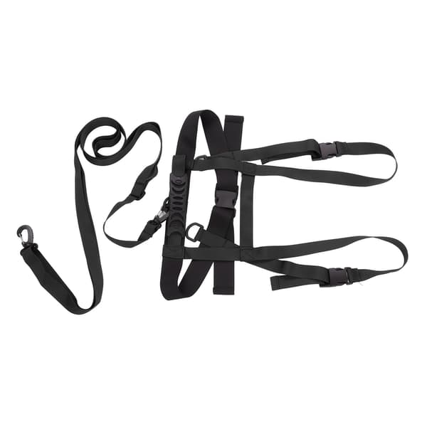 Justerbar Skisele for Barn i Nylon med Teksturerte Stropper for Trening og Fallforebygging