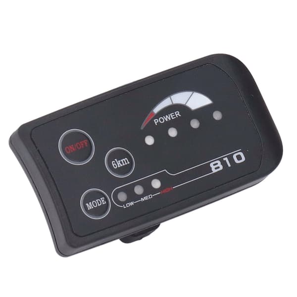 S810 36V 48V LED-displaypanel for elektrisk sykkel med 4 ledninger SM Plug Control