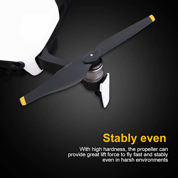 Udskiftningspropeller med Quick Release CW CCW til Mavic Air Drone (Guldstribe) 2 par/sæt