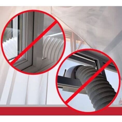Universelt kondensatorsett for tørketrommelventilasjon med 3 adaptere (1,2 m)
