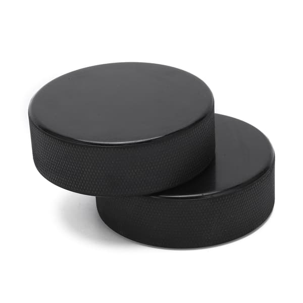 Offisiell størrelse solid gummi ishockeypuck for trening og øvelse BH-25