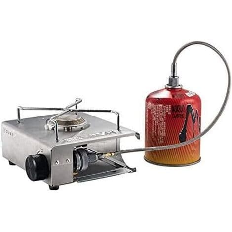 Adapter til gasblus. Forbindelse til campingslange.