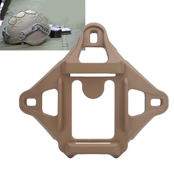 NVG hjälmfäste, premium nylonbasadapter för Wendy AF FAST Tan