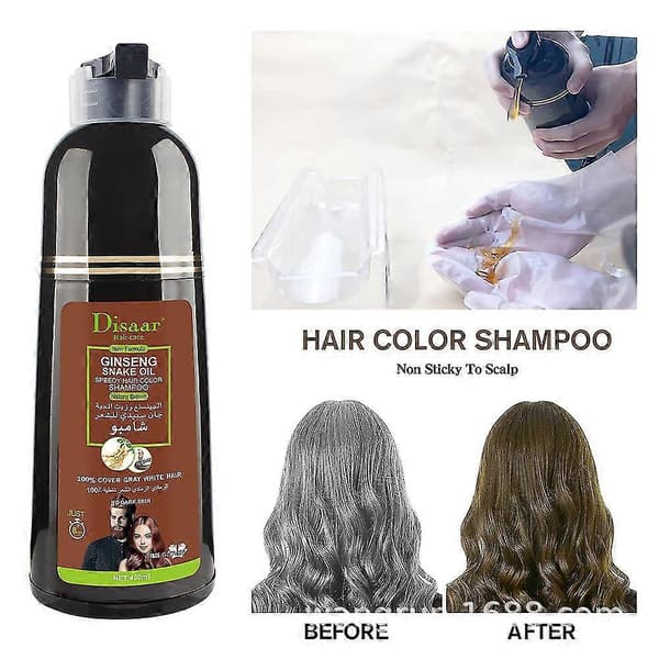 Disaar brun shampoo, nærende og fugtgivende, shampoo til bleget hår