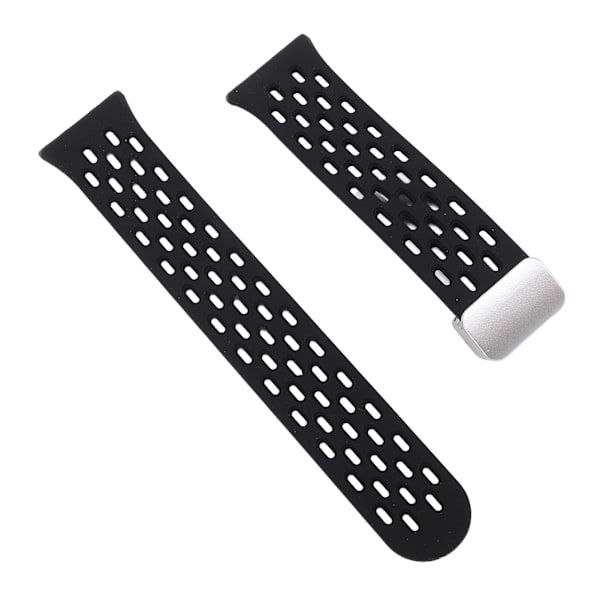 Åndbar silikone urrem med quick release til Galaxy Fit3 Sort