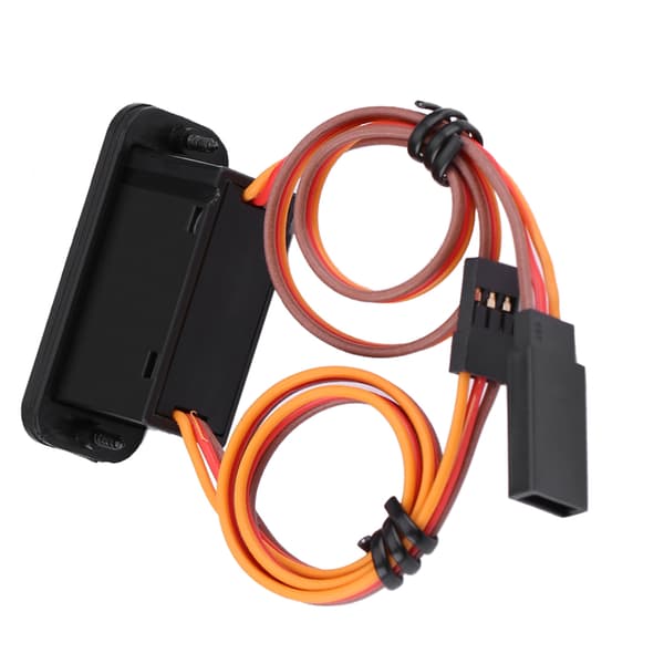 RC JR-bryter med LED for mottaker, robust RC-bryter, høykvalitetsmateriale 12A 6-12V