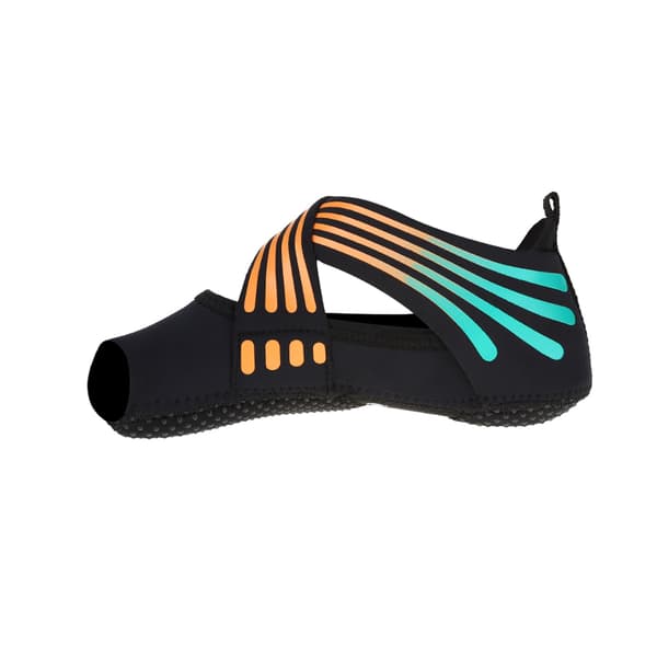 Mjuka halkfria yogaskor för Pilates, Barre Dansträning, Orange (Storlek 35-36)