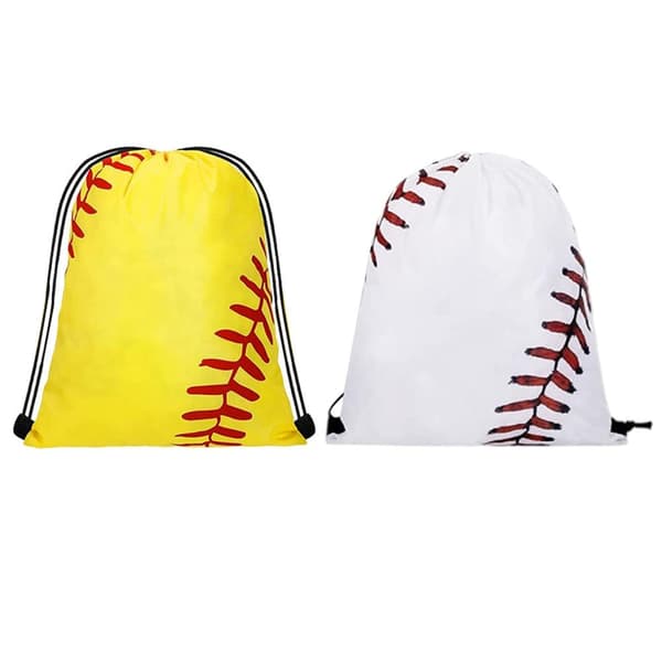 25 Softball Dragskoväskor, Sportig Stil, Ryggsäck för Gym/Resa, Polyester, 43,7x34,5cm