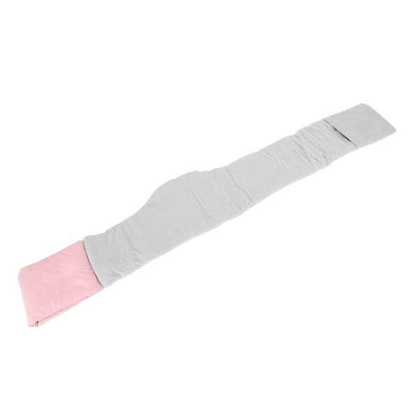 USB-opvarmet tørklæde til mænd og kvinder, 3 temperaturniveauer, bærbart halstørklæde, 105 cm, pink