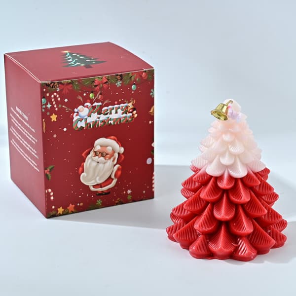 Julgransljus Delikat juldoftljus för dekoration 1 st röd