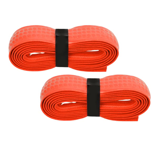 2 stk. fortykket svedabsorberende griptape til tennis- og badmintonketchere - orange