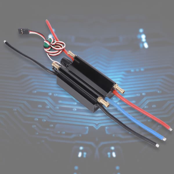 Vedenpitävä harjaton ESC 60A RC-veneeseen SBEC 5V/4A -suorituskykyvarusteella