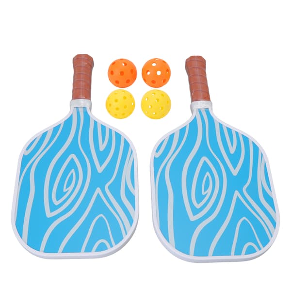 Fiberglas Pickleball Paddle Sæt med 4 Bolde og Opbevaringstaske