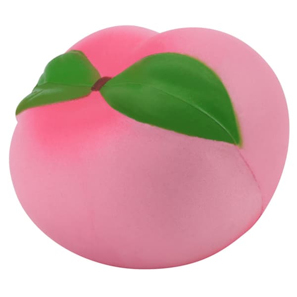 Persika Squishy Leksak med Mjuk Doft, Långsamt Stigande, Stresslindring, Barnpresent