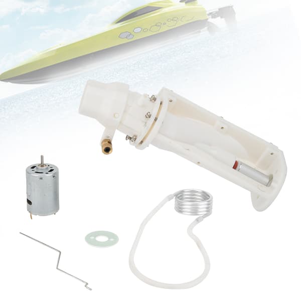 Vattenjetpump Propellermotor 380 RC Båttillbehör Vit 6-12V
