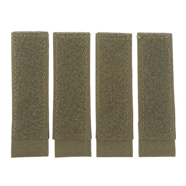 4 stk. nylon velcro-patch Molle-tilbehør til jagttræningsvest OD grøn