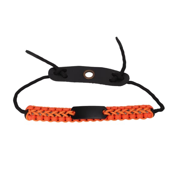 Justerbar nylon bueskydningshåndledsrem, orange, til jagt og skydning
