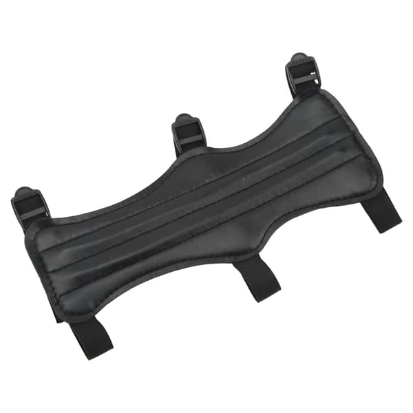 Universal svart PU-läder armskydd för utomhusskytte