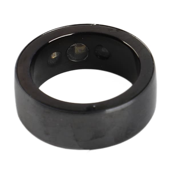 HR214 Smart Ring Fitness Tracker Søvnovervåking Vannbestandig Størrelse 17 Grå