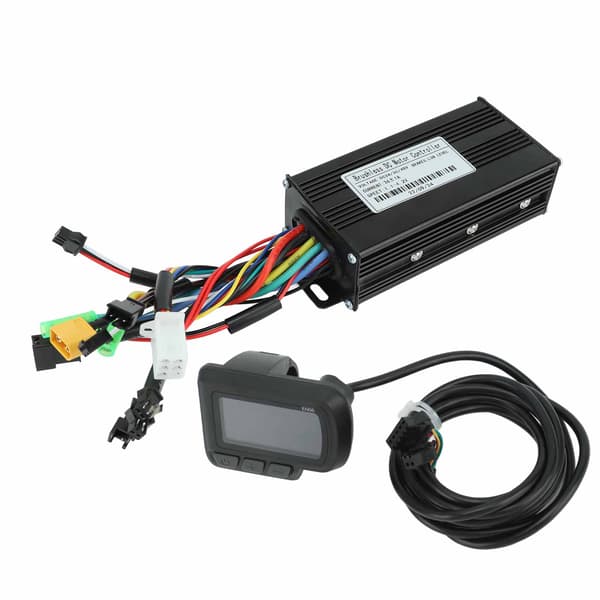 Elcykel Controller Kit med LCD-display 24V 36V 48V 500W-750W 26A Sinusbølge-tilstand til Scooter