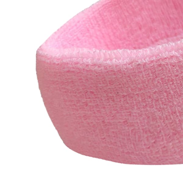 Myke elastiske svetteabsorberende sportshodebånd for trening - Rosa