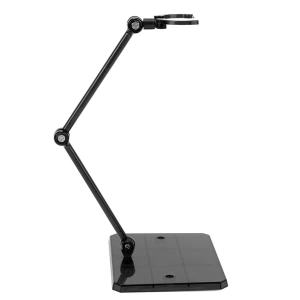 10 deler fleksibelt, stabilt actionfigurstativ for 6-tommers modelldisplay - Svart