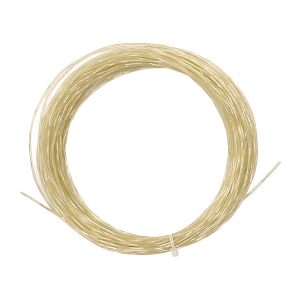 Erstatning Beige 12,2m 1,30mm Titan Nylon Elastisk Tennisracketstreng
